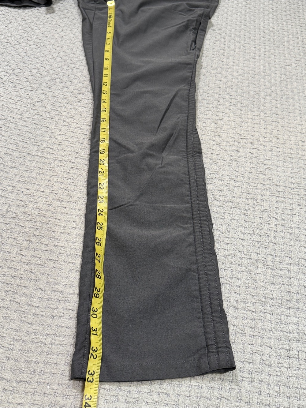 Kuhl Trekr Hiking Pants Women's Charcoal Cargo Cinch Up Legs Size 6 Long - Picture 16 of 16